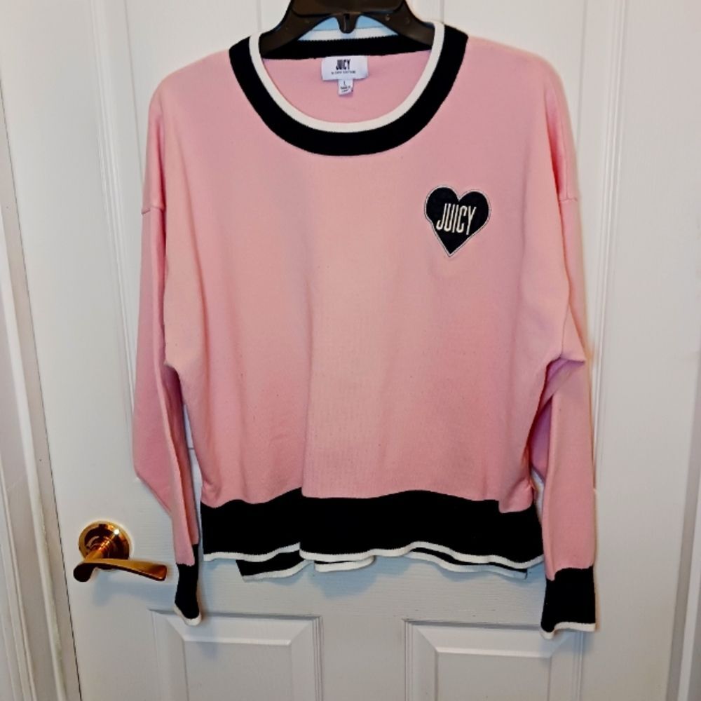 Juicy by Juicy Coutour Pink Barbie Sweatshirt Size L